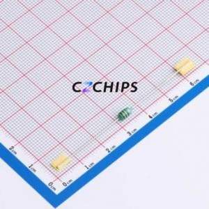 Inductor de Anillo de Color EC0307-102K / Componente de Orificio Pasante (THT), D3.2xL7.6mm 1mH 10% 60mA 31.4Ohm - Product Image 1