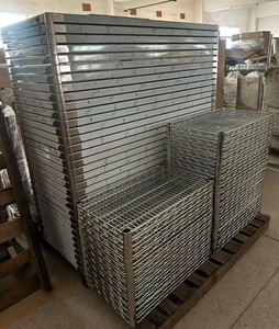 Oem ODM Chrome mạ dây kệ giá 5 lớp có thể điều chỉnh kim loại lưới kệ cho cửa hàng nhà kho - Product Image 6