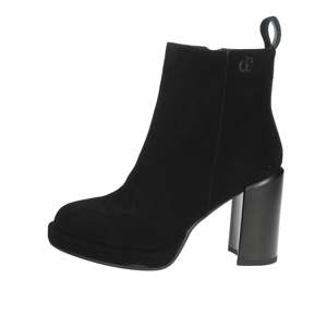 D'Essai Women's <b>Heeled</b> Ankle Boots AA28 Beige - Product Image 1