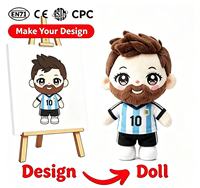 Peaux d'animaux en peluche vides personnalisables, non rembourrées, en maille de coton PP, pour anniversaire, DIY, à rembourrer soi-même, housse de peluche vierge, logo personnalisé, taille bébé