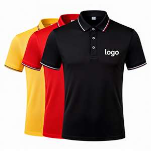Camiseta Deportiva Personalizada con Logotipo Bordado para Hombre, Estampados, Secado Rápido, Antiarrugas, para Golf - Product Image 1