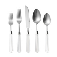 Ensemble de couverts en acier inoxydable bonne conception couverts vaisselle complète couverts de table pour mariage
