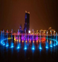 Fontaine sèche, fontaine interactive au sol, fontaine musicale sur mesure, eau dansante pour les places de ville et les plazas commerciales