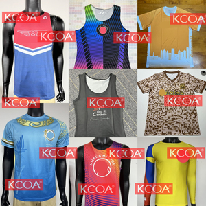 Impresión personalizada del logotipo <span class=keywords><strong>de</strong></span> su marca Sublimación Marathon 100% Poliéster Camiseta <span class=keywords><strong>de</strong></span> secado rápido Oem Camisetas para correr Camisetas deportivas con cuello personalizado - Product Image 5