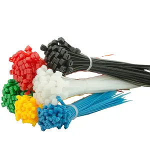 Nylon Ties Zip Ties Cable Tie Self Locking Plastic Black Plastic Nylon Printed Numbered Zip Ties No 3 Nylon Zip ISO CE