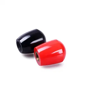 CNC Lathes Black Bakelite Cylindrical plastic knobs small plastic knobs plastic switch knobs