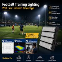Projecteur LED haute puissance pour stade, mât haut, haute luminosité, sans scintillement, anti-éblouissement, en aluminium moulé sous pression pour l'éclairage des arènes sportives