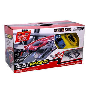 <span class=keywords><strong>Circuit</strong></span> de course de voitures électriques en plastique ABS avec télécommande - Autorama Racing <span class=keywords><strong>Circuit</strong></span> Slot Cars à l'échelle 1:64 pour garçons - Product Image 2