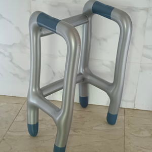 Cadre de marche gonflable et bâton de marche léger en plastique, jouet de blague fantaisie pour fête - Product Image 1