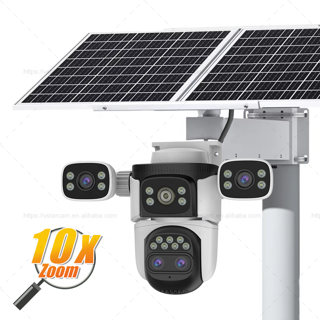 Vstarcam CS621ZS 12MP Solar CCTV Multi Lens 360° PTZ Waterproof Outdoor Security Camera with AI Human Detection IP66 WiFi