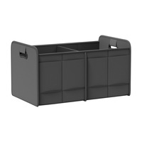 Organisateur de coffre de voiture robuste en tissu Oxford, pliable, boîte de rangement multifonctionnelle pour courses, SUV, fourgonnette, cargaison