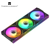 Ventilador inverso negro 120mm Thermalright TL-M12QR-S ARGB PWM Ventilador de enfriamiento panorámico de PC