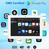 Tablet PC de Señalización Digital LCD de 10.1 Pulgadas para Montaje en Pared, RK3576S Android 14 4+32GB, Pantalla Táctil, NFC y POE Opcionales, Pantalla Comercial