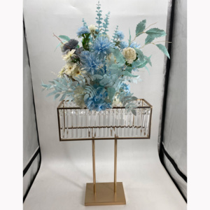 Decoration Gold Tall Metal Center Pieces <strong>Dining</strong> <strong>Table</strong> Luxury Wedding <strong>Centrepiece</strong> - Product Image 4