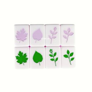 <span class=keywords><strong>Set</strong></span> di <span class=keywords><strong>Mahjong</strong></span> di Lusso Personalizzato Bicolore Viola e Bianco con 166 Tessere, <span class=keywords><strong>Set</strong></span> Americano Premium con Tessere in Acrilico - Product Image 6