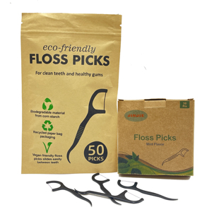 Umweltfreundlicher 100% Kompostierbarer PLA Zahnseide-Stick Veganer Zahnseide-Picker - Product Image 1