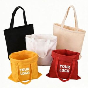 Effect Logo Design Tote Grocery Handbag Canvas Shopping Bag Custom Gifts - Product Image 1