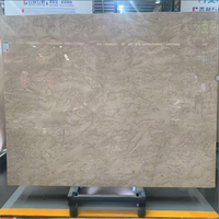 Dalles de marbre beige d'Oman naturel de haute qualité, marbre beige d'Oman poli pour revêtements de sol, revêtements muraux, comptoirs
