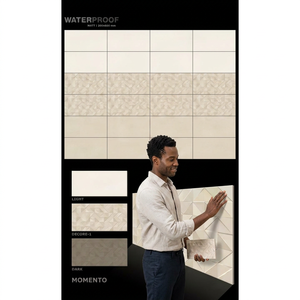 Azulejos de Pared de Cerámica con Acabado Mate Gris de 30x60cm 300x600mm 12x24 para Baño, Cocina y Uso en Exteriores, Antibacterianos - Product Image 1