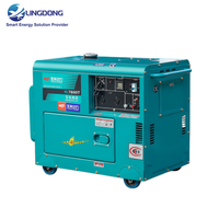 Meilleur prix d'usine Groupe électrogène diesel monophasé 6,5 kW de secours 6,5 kVA portable Yuchai YC7800XE pour la maison et le chantier
