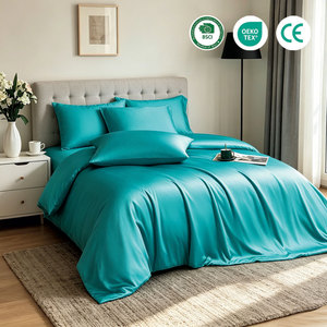 Ensemble <span class=keywords><strong>de</strong></span> literie en viscose <span class=keywords><strong>de</strong></span> bambou d'une qualité durable, écologique, luxueux, léger, respirant et lisse, <span class=keywords><strong>housse</strong></span> <span class=keywords><strong>de</strong></span> <span class=keywords><strong>couette</strong></span> - Product Image 1