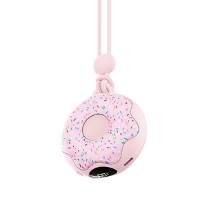 Calentador de Manos Creativo con Forma de Donut, 5000 mAh, Calentamiento de Doble Lado, Pantalla Digital, Regalo para Mujeres - Product Image 2