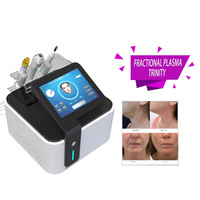 Appareil 3-en-1 à aiguilles de plasma pour le visage, machine anti-rides avec fonction de lifting facial et régénération du collagène