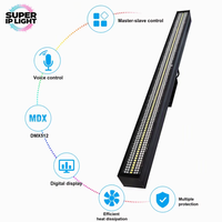 Barre lumineuse stroboscopique RGBW de 720 LED avec effets course de chevaux et flash pour concerts et fêtes