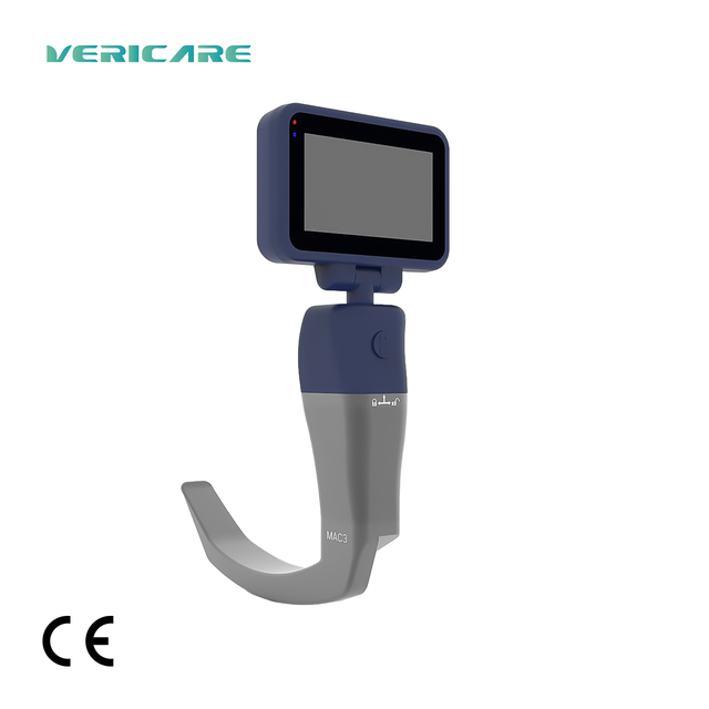 Vericare 3.2Inch Screen Veterinary Video Laryngoscope Portable Animal Intubation Scope Vericare Reusable Visual Laryngoscope