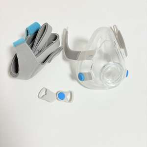 F20 Maske + Stirnband + Rahmen (Magnetverschluss) Silikon Vollgesichts-Polster Kopfstütze - Verbessert den Schlaf 1 Jahr Haltbarkeit Hergestellt in China - Product Image 5