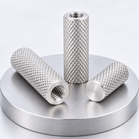 Entretoise filetée femelle ronde moletée en aluminium sur mesure M2 M2.5 M3 M4 M5 M6 M5x16mm 6061 6063 7075 pour boîtier d'ordinateur DIY