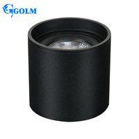Spot encastré au plafond 5W 7W 10W en aluminium rond, éclairage LED COB orientable AC220V pour l'éclairage