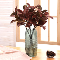 Feuilles artificielles au toucher naturel, vaporisateur en gros, magnolia, feuilles réalistes, guirlande de Noël, feuilles de magnolia