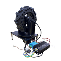 Moteur de roue motrice 4* haute capacité 800 kg, roue de direction robotisée AGV, ensemble de roue motrice 48V, roue motrice verticale pour AGV/UGV