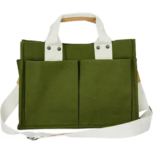 Canvas Crossbody Shoulder Bags For Woman Handbag Canvas Bag Custom Logo Korea style large Summer Tote Bag With Strap Handles
