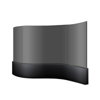 Studio TV 55 pouces 500nits mur vidéo OLED haute luminosité Double face Flexible auto LED rétro-éclairé