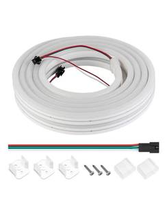 ไฟนีออน RGBIC กันน้ำ IP67 12V/24V ควบคุมสีได้ด้วยรีโมท ไฟ LED พิกเซล เปลี่ยนสีได้ สำหรับตกแต่งงานเทศกาลกลางแจ้ง - Product Image 6