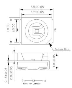 Fabrika fiyat 2835 3030 <span class=keywords><strong>3528</strong></span> <span class=keywords><strong>SMD</strong></span> LED çip 0.06W yaygın renk aralığı <span class=keywords><strong>3528</strong></span> LED <span class=keywords><strong>SMD</strong></span> çip - Product Image 4