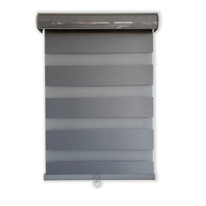 Persianas Enrollables Zebra Personalizadas, Integradas, Rústicas, Horizontales, con Función Día y Noche, Opacas, Inalámbricas, para Ventanas - Product Image 3