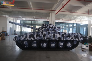 Zhenmei <span class=keywords><strong>Inflatable</strong></span> Dunk Tank để bán quảng cáo Sherman gas Tank nổi bóng thiết kế - Product Image 3