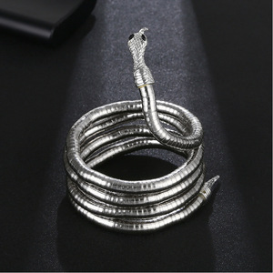 Adjustable Snake Flexible Wrap Bracelet Bendable Punk Snake <strong>Necklace</strong> Choker Multi-Purpose <strong>Medusa</strong> <strong>Necklace</strong> - Product Image 6