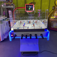 Machine de jeu d'arcade de table de hockey à pièces Machine de jeu de rachat de billets de table de hockey à bulles d'air personnalisée
