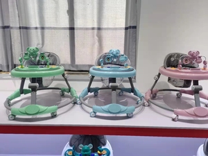 Nouveau Design trotteur avec auvent 360 roues pivotantes pliable poignée de poussée jouets de musique pour nouveau-né apprentissage tout-petits marcheurs - Product Image 6