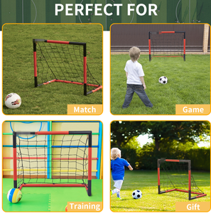 <span class=keywords><strong>Porte</strong></span> da Calcio per Giardino con Reti di Protezione Resistenti per Allenamento di Calcio, per Centri Sportivi e Scuole - Product Image 6