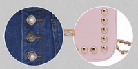 Meilleure qualité semi-automatique bouton fixation bouton couverture Machine boucle couture Machine pour jeans et costumes