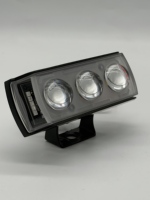 Moto 12V-80V étanche LED projecteurs Super lumineux phares 3 yeux lentille pour voiture camions SUV UTV conduite lumière