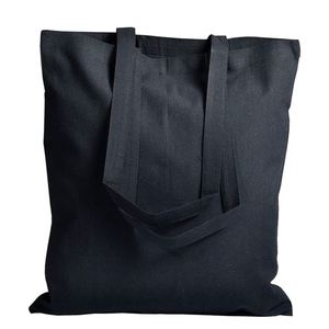 Black Fashion Shopping Print Canvas Tote <b>Bag</b> Reusable Custom <b>Bags</b> Wholesale With Logo - Product Image 2