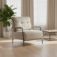 Fauteuil de salon moderne au design luxueux pour salon, hôtel, usage extérieur - Chaise longue de détente
