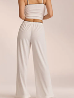 Ensemble de pyjamas pour femmes de haute qualité, logo personnalisé, bordure contrastée, respirant, doux, printemps-automne, 100% coton, tissu pointelle