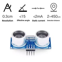 Module de capteur ultrasonique HC-SR04 pour robot de programmation intelligent DIY, pour la mesure de distance et l'évitement d'obstacles